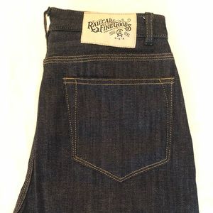Railcar Fine Goods Raw Denim High Waisted Donna